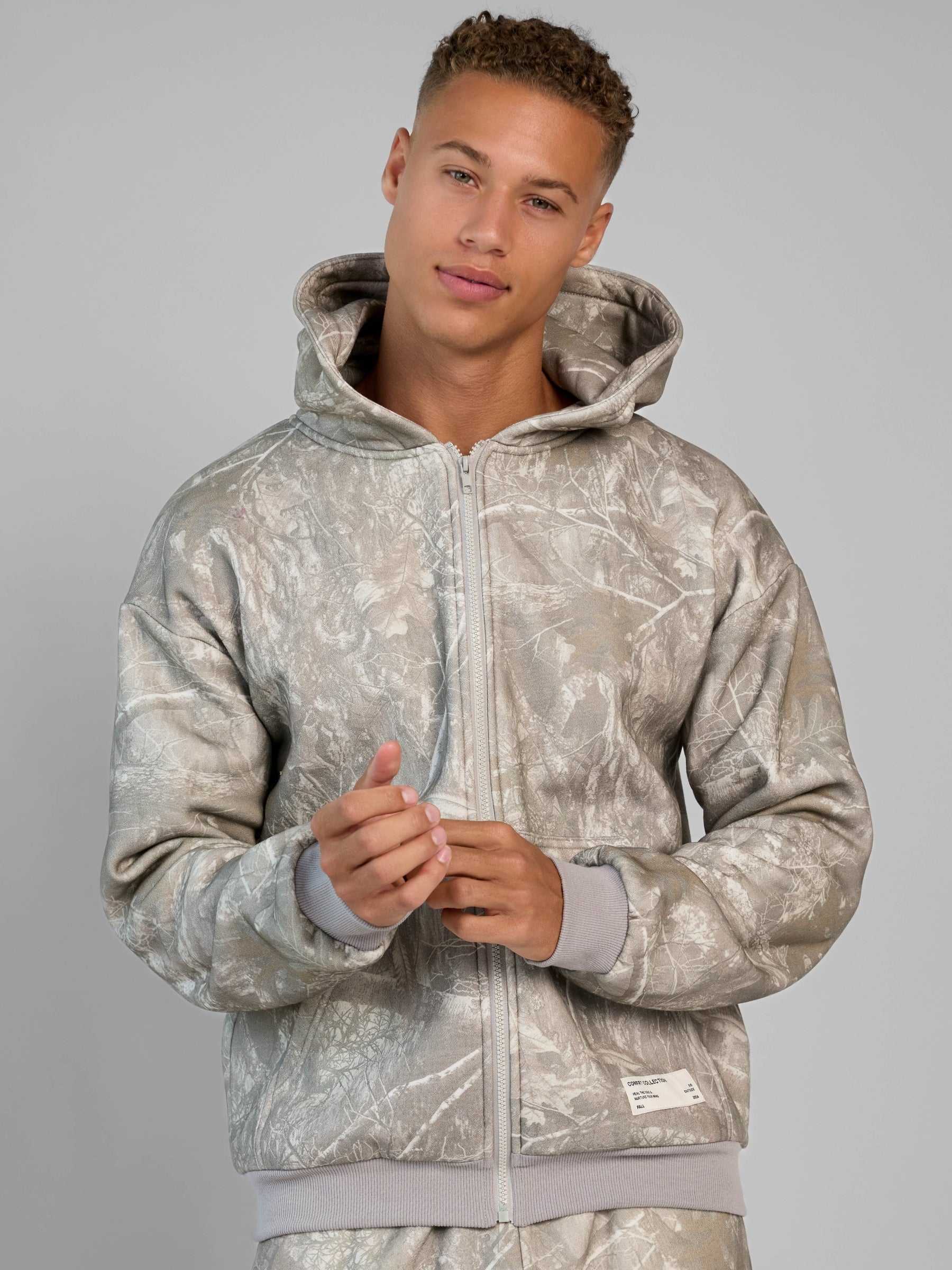 Camo Zip Hoodie
