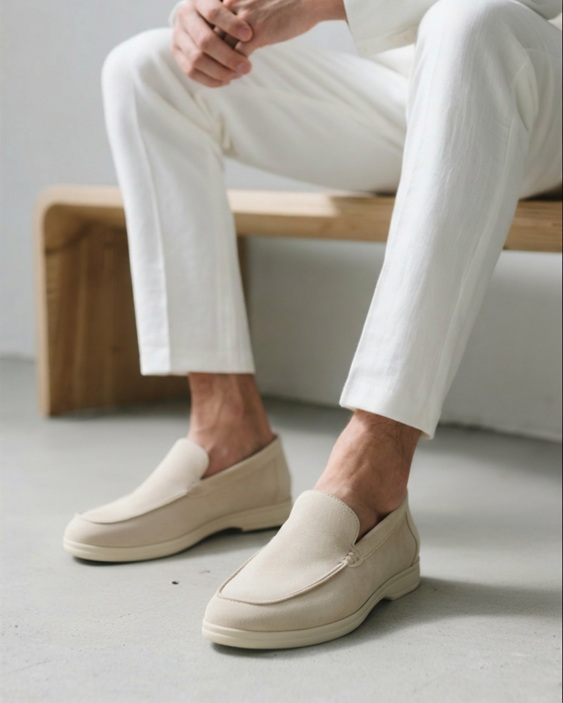 Mocasines de ante Old Money