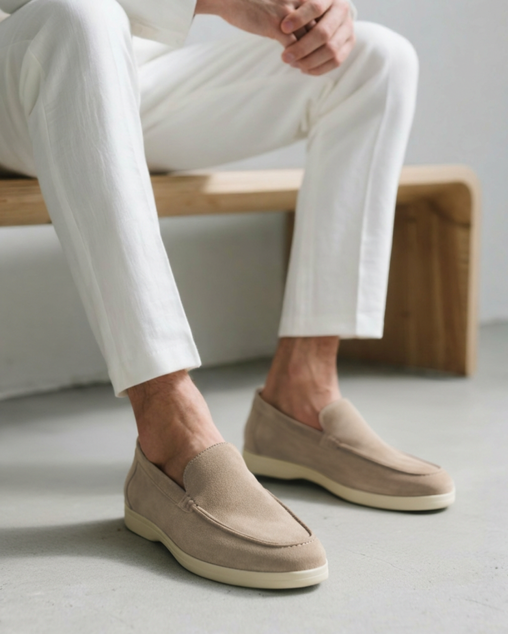 Mocasines de ante Old Money